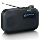 Lenco Portable DAB +/fM with Bluetooth PDR-016BK