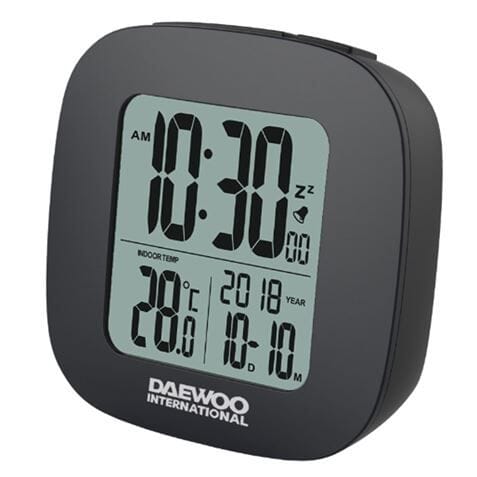 Daewoo Radio Alarm Clock DBF300 Grey Radio Alarm Clocks 