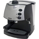 Muhler Espresso Maker,850W,15 bar,1.5 Liters.cream disc,stainless/black MCM-1587