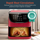 Cosori 5.5Ltr Premium Air Fryer CP158 Red - Air Fryers - GardeniaHomecentre