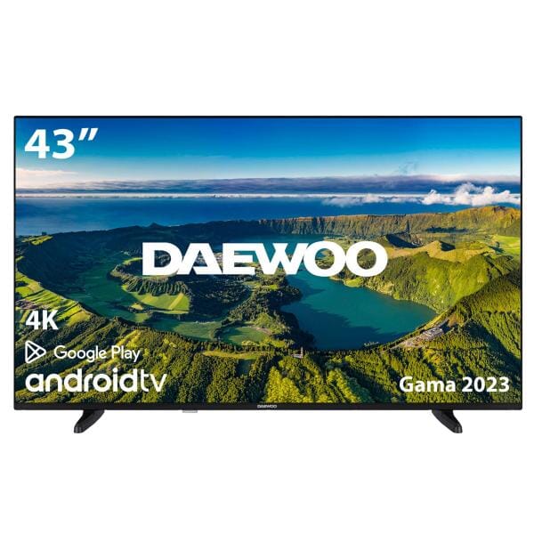 Tv Daewoo 43 Led 4k Uhd / 43dm62ua / Android Smart Tv / Wifi / Hdr / Hdmi  / Usb / Bluetooth / Tdt 2 / Satelite MGS0000014716