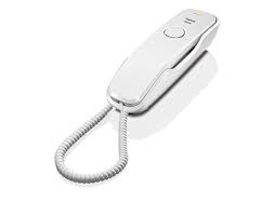 Gigaset Corded Telephone White Da210 - Fixed Phones - GardeniaHomecentre