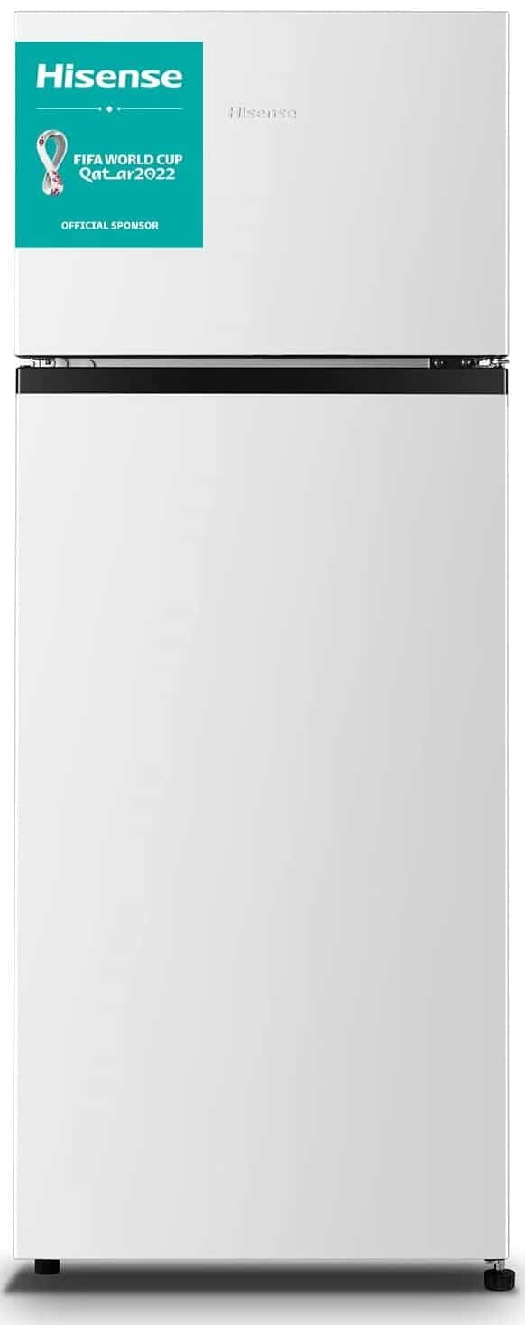 Hisense mini store fridge with freezer