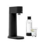 MySoda Woody Soda Maker - Black + Extra FREE 2 x 1Ltr Bottles (Launch Offer) Soda Maker