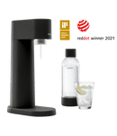 MySoda Woody Soda Maker - Black + Extra FREE 2 x 1Ltr Bottles (Launch Offer) Soda Maker