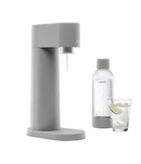 MySoda Woody Soda Maker - Gray + Extra FREE 2 x 1Ltr Bottles (Launch Offer) Soda Maker