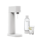 MySoda Woody Soda Maker - White + Extra FREE 2 x 1Ltr Bottles (Launch Offer) Soda Maker