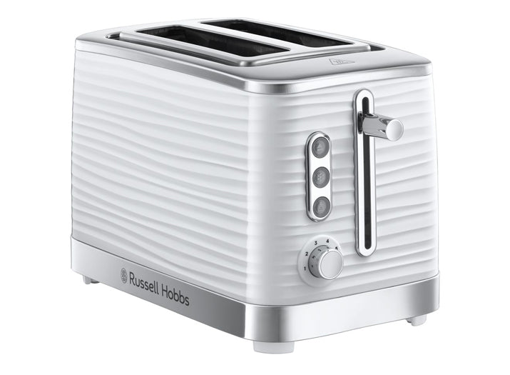 Russell Hobbs Inspire Pop Up 2 Slice Toaster White 24370 Small Appliances 