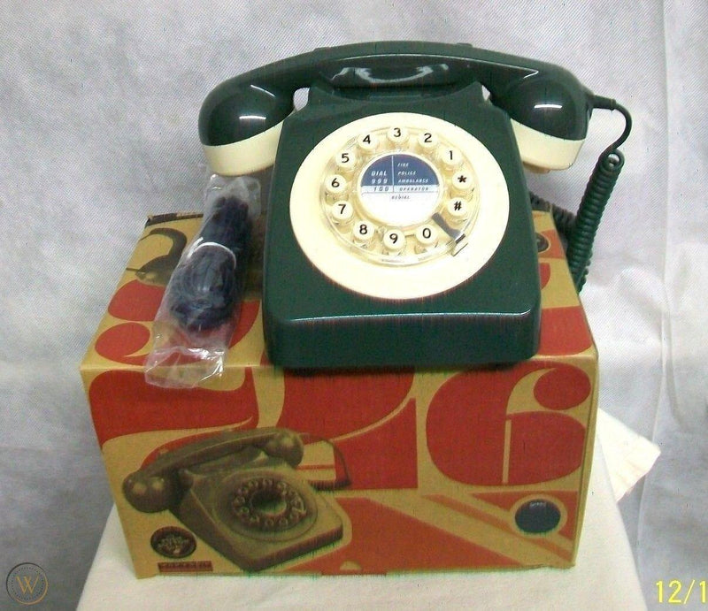 Wild & Wolf Classic Phone Box  Green 746 - Fixed Phones - GardeniaHomecentre
