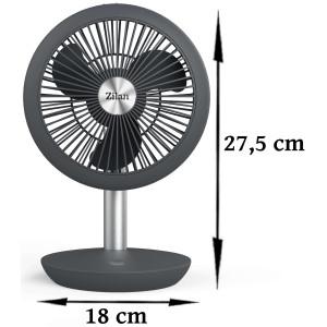 Zilan  8'' Rechargeable Usb Desk Fan ZLN 4000 - Fans - GardeniaHomecentre