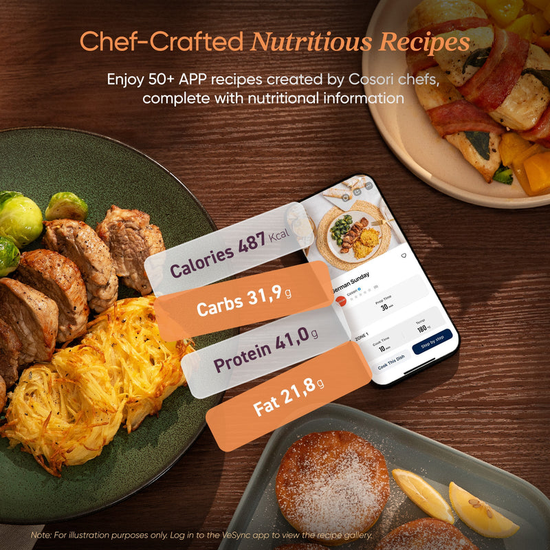 Cosori Turbo Tower Pro DC Smart 10.8Ltr Air Fryer Silver CAF-DC113S-ADE