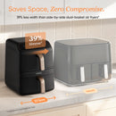 Cosori Turbo Tower Compact DC 8.6Ltr Air Fryer Silver CAF-DC861-CEUR - Air Fryers- RIBI Malta 