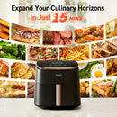 Cosori TurboBlaze Air Fryer Chef Edition 6.0-Litre Air Fryer CAF-DC602 [Ceramic version] - Air Fryers- RIBI Malta 