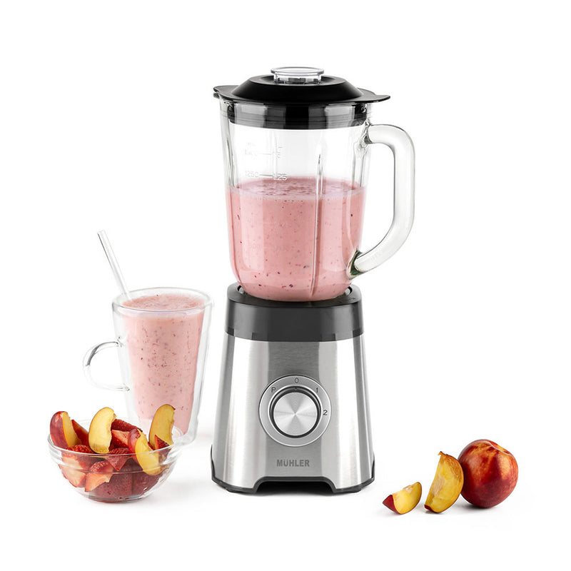 Muhler Glass Goblet Blender 500W 1.5L MB-555SG