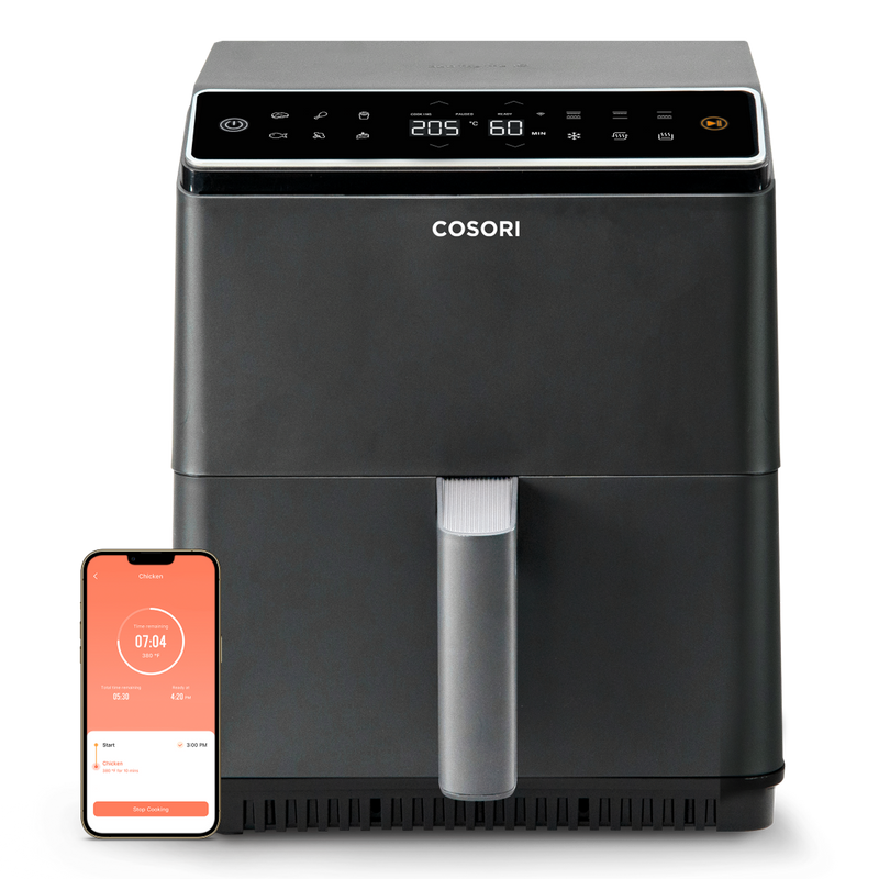 Cosori 6.4Ltr Dual Blaze Smart Air Fryer Dark Grey CAF-P681S