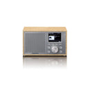 Lenco Compacr and stylish Dab+/Fm and Bluetooth and wooden casing-DAR017WH