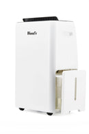 White dehumidifier with 'Wood's' branding on a white background