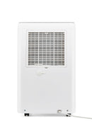 White portable air conditioner on a white background
