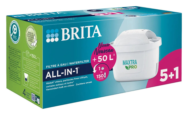 Brita Maxtra Pro Water Filter,Compatible will all Jugs (5+1) Small Appliances 