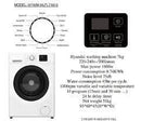 Hyundai 8KG 1200RPM Washing Machine A++ HYWM-WLF81217 Automatic Washing Machines 