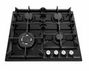 General Gas Hob 4 Burners Black Glass 60cm