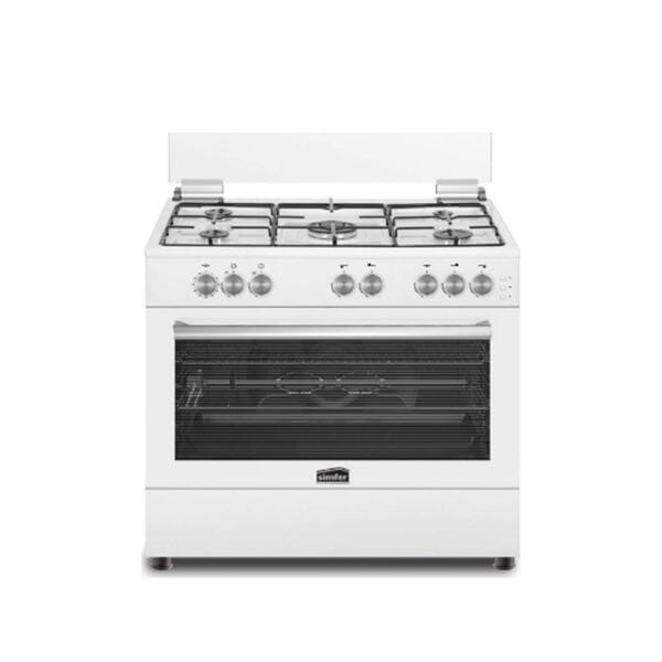 Simfer Gas Oven 90x60cms White MFT1-9502GWHM Cookers 