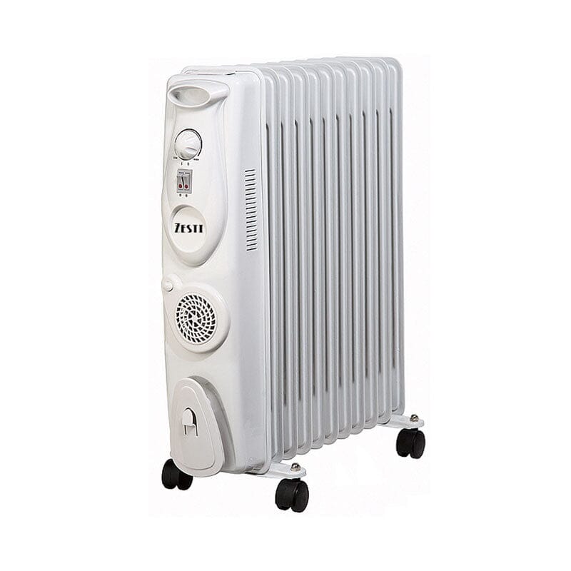 Zilan 11 Fins Oil filled White electric heater with Turbo Fan ZLN1963 Heaters 