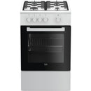 Beko Gas Cooker wih grill  50x60cm  FSG52020DW - Cookers - GardeniaHomecentre