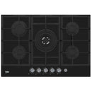 Beko Gas Hob 5 Burners Black HILW75235S - Hobs - GardeniaHomecentre