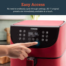 Cosori 5.5Ltr Premium Air Fryer CP158 Red - Air Fryers - GardeniaHomecentre