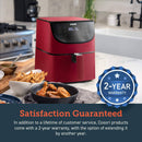Cosori 5.5Ltr Premium Air Fryer CP158 Red - Air Fryers - GardeniaHomecentre