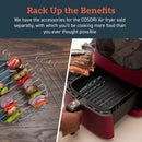 Cosori 5.5Ltr Premium Air Fryer CP158 Red - Air Fryers - GardeniaHomecentre