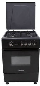 Fiesta 60x60 Gas Cooker FF6402GPZD Black Cookers 