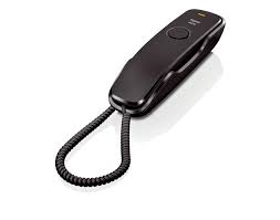 Gigaset Corded Telephone  Black Da210 - Fixed Phones - GardeniaHomecentre
