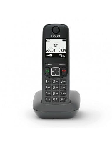 Gigaset Cordless Telephone AS490 Black Cordless Phones 