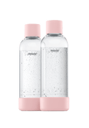 MySoda Water Bottle 1LTR (2 pack) - Multiple Colours Soda Maker Pink 