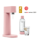 MySoda Woody Soda Maker - Pink + Extra FREE 2 x 1Ltr Bottles (Launch Offer) Soda Maker 