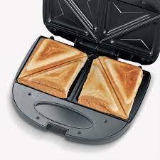 Severin Sandwich Toaster Black/Silver Sev2969 Small Appliances 