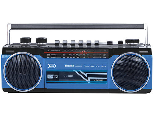 Trevi Portable Radio Bluetooth Cassette Radio Blue RR501BT Portables 